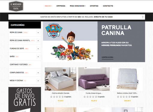 Tienda online Elmercadertextil.com