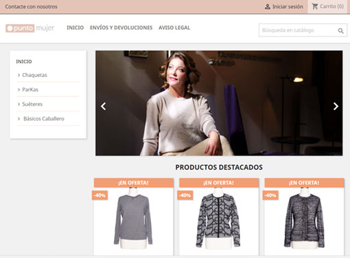 Tienda online puntomujer.com