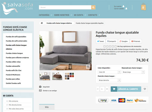 salvasofa.com - Tienda online