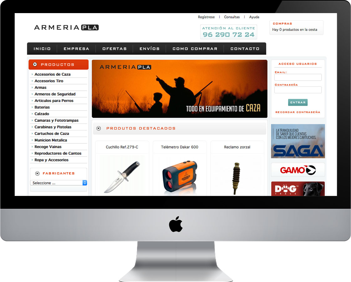 Tienda online armeriapla.com