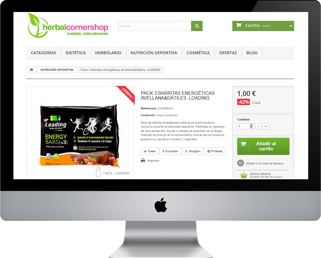 Tienda online herbalcornershop.com