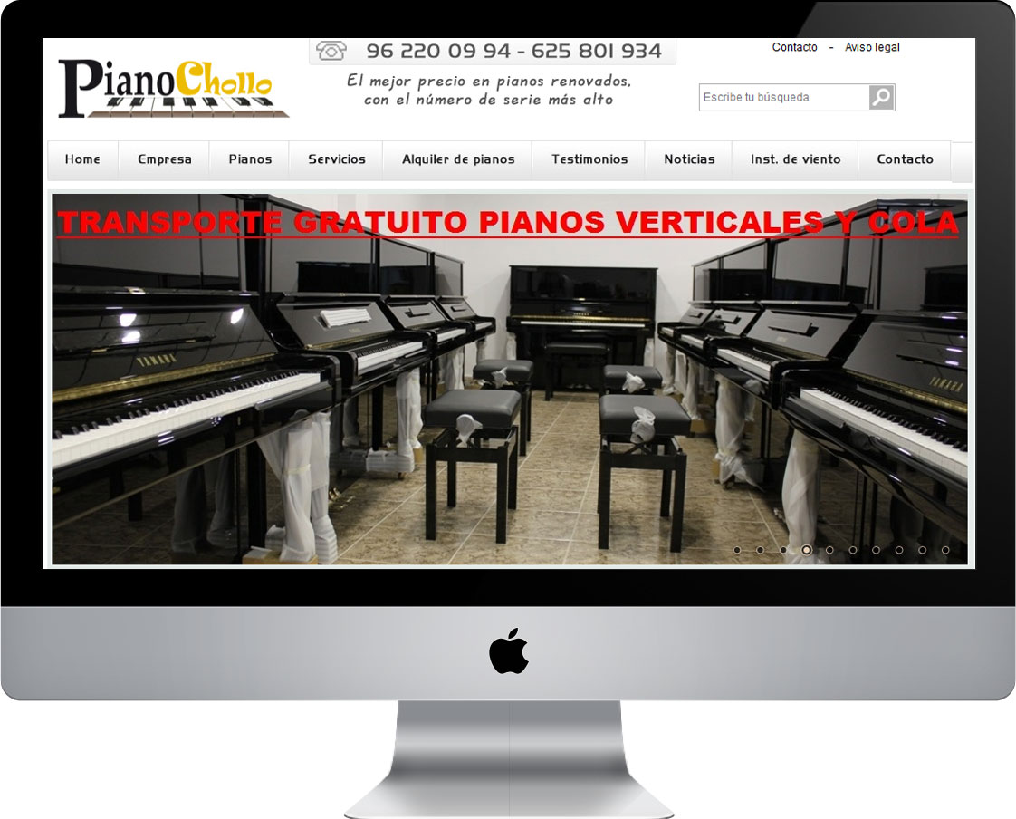 Tienda pianos Yamaha