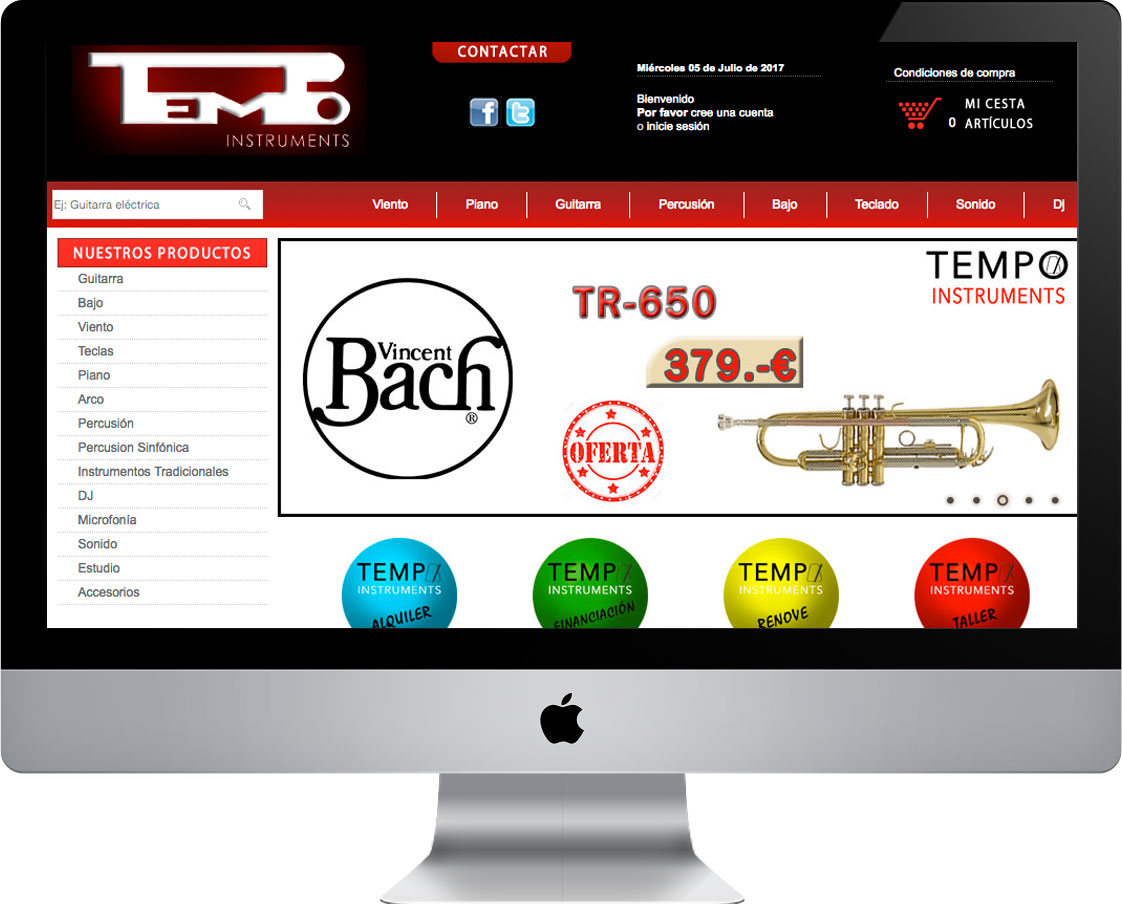 Tienda online tempoinstruments.es